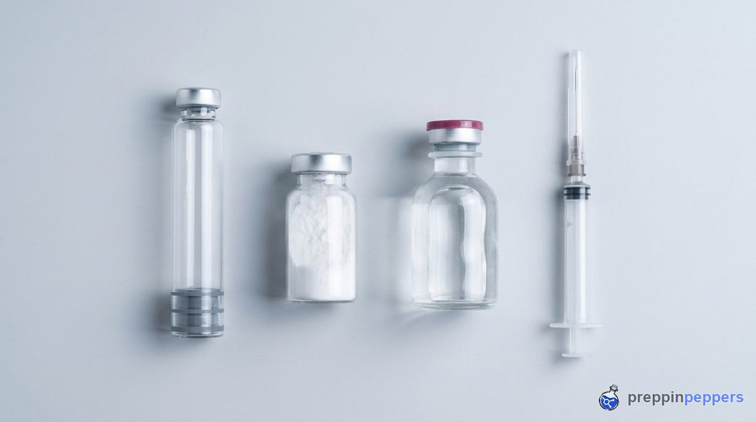 Reconstitution consumables arranged neatly
