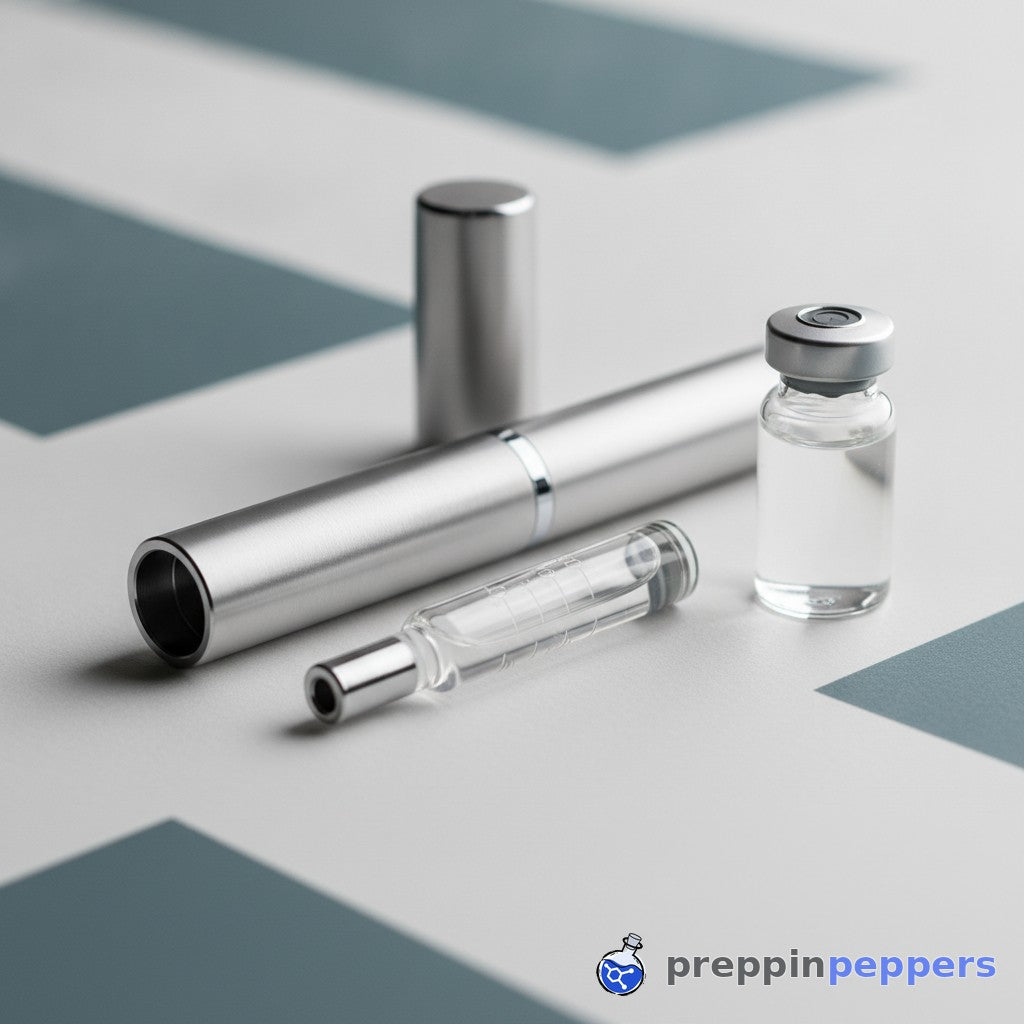 The reconstitution device silently saving peptides from the