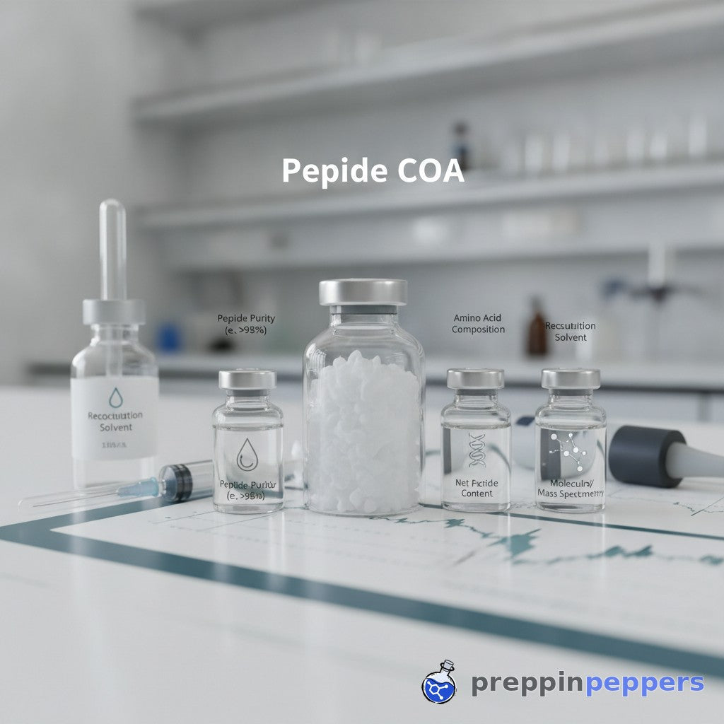 What the numbers on your peptide CoA actually mean