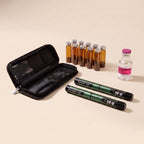 Double amber starter kit: 2 pens, 10 amber cartridges, bacteriostatic water