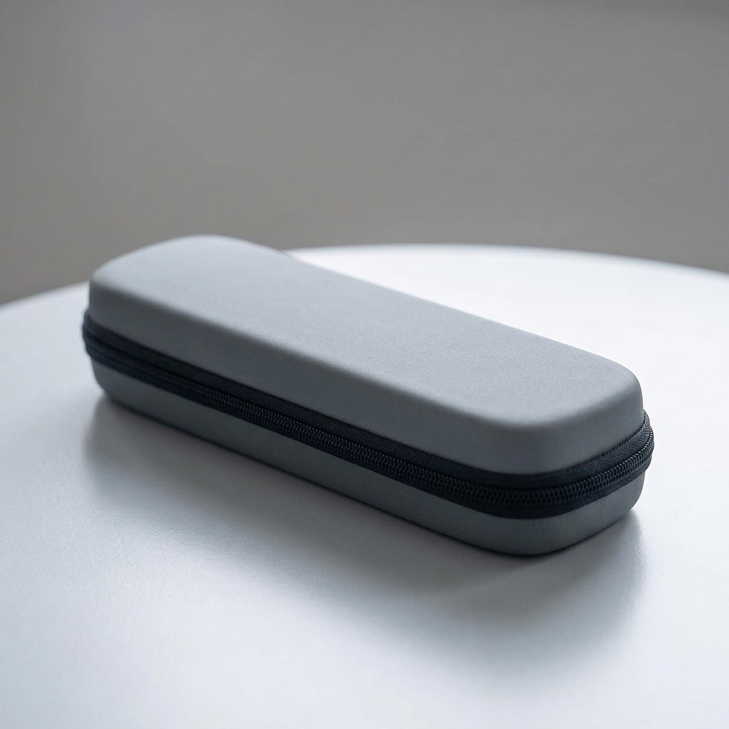 Portable Pen Carry Case - hard shell, zip close