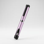 Lilac V3 Peptide Pen, reusable aluminium click-dial pen, angled diagonally on a pale studio background