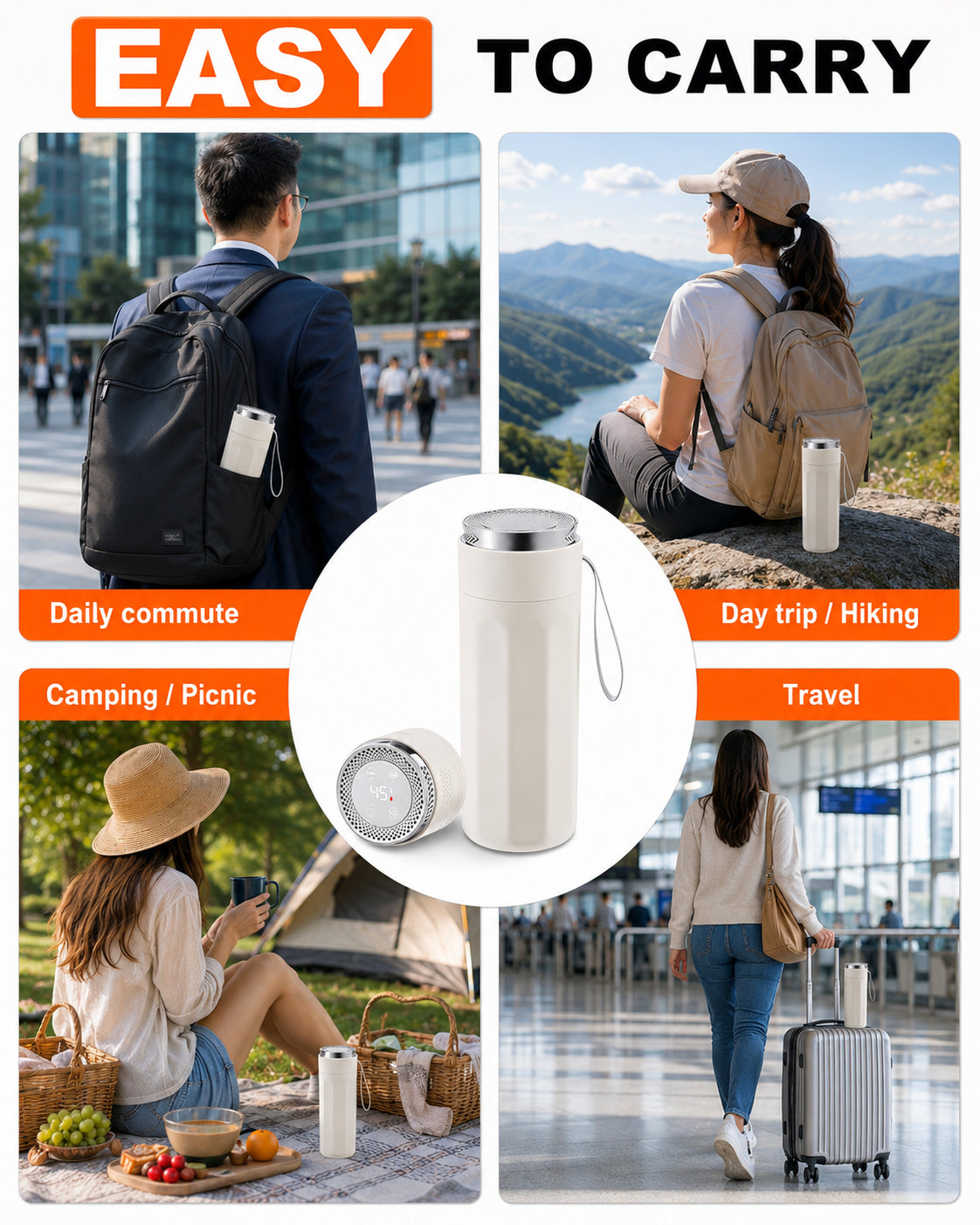 Carried on a commute, a hike, a picnic and through an airport