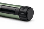 Close-up of the ribbed black dial knob at the end of the Gansulin pen