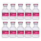 Ten 30 ml bacteriostatic water vials