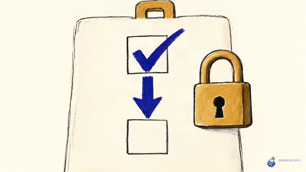 Checklist with first step ticked, second step empty and padlocked, showing a committee opinion before final approval