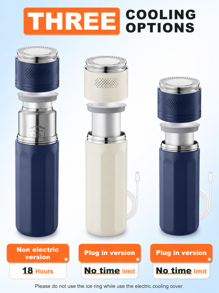 Three cooling options including an 18 hour non-electric mode